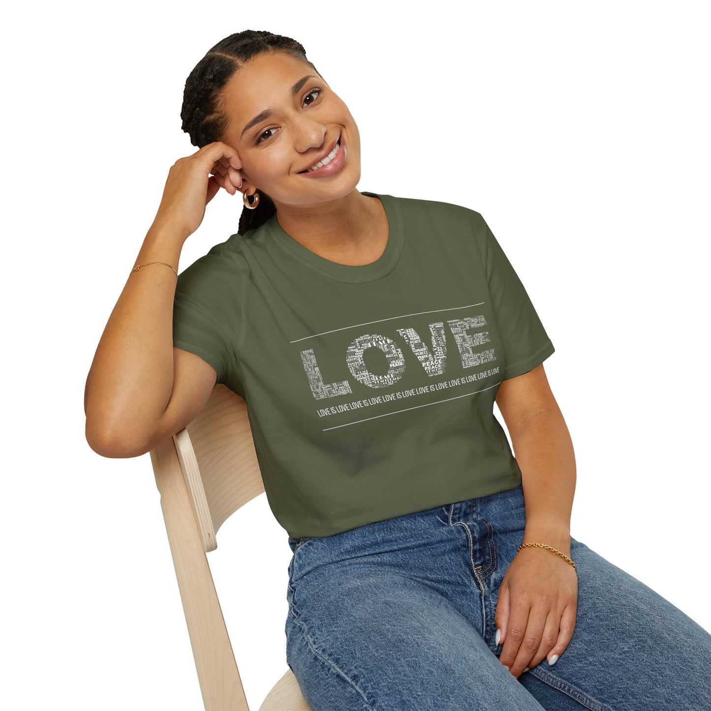 LOVE is LOVE Unisex Softstyle T-Shirt (4 colors)