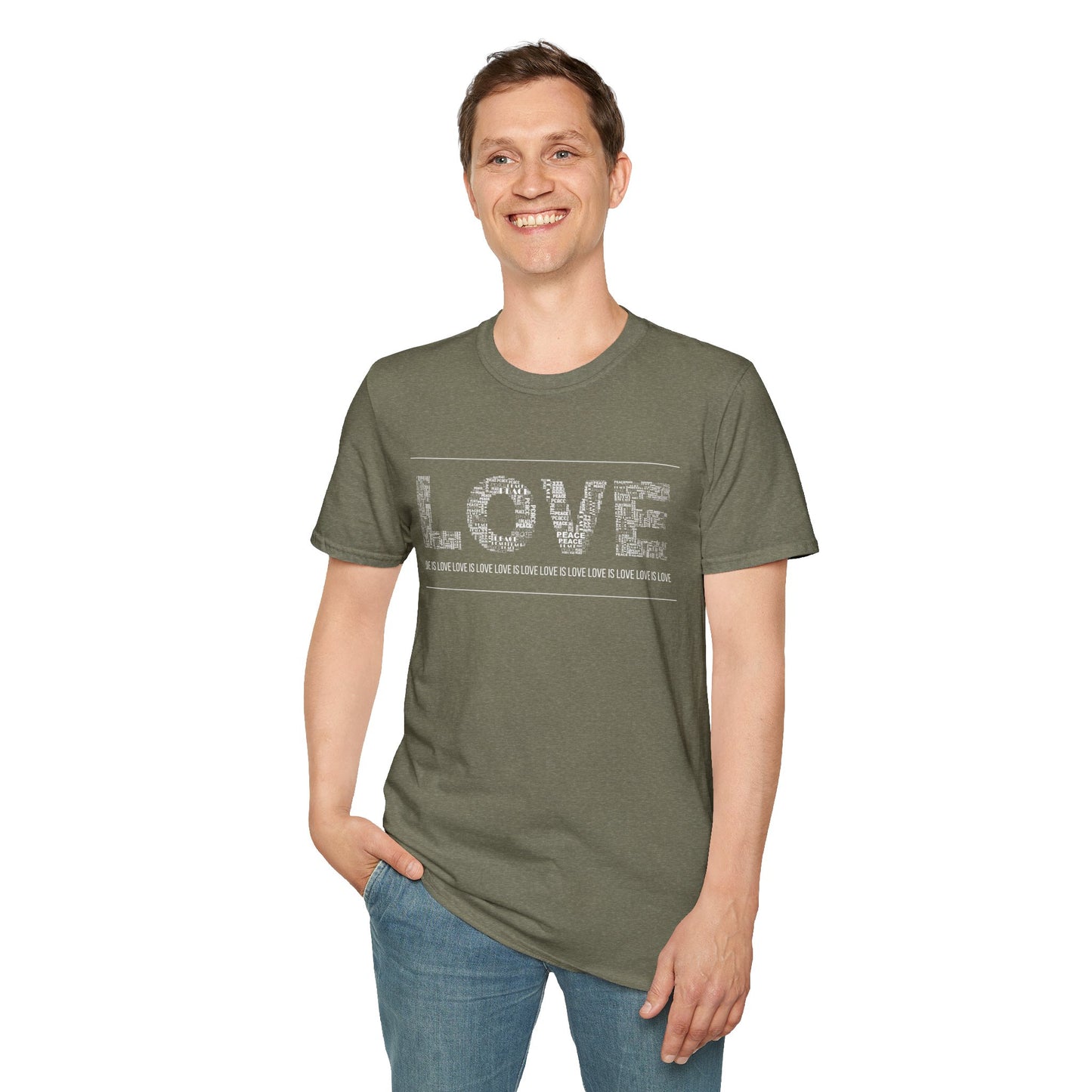 LOVE is LOVE Unisex Softstyle T-Shirt (4 colors)