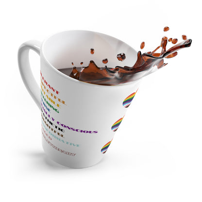 TRENDSETTER Rainbow Heart 12oz Tea Mug